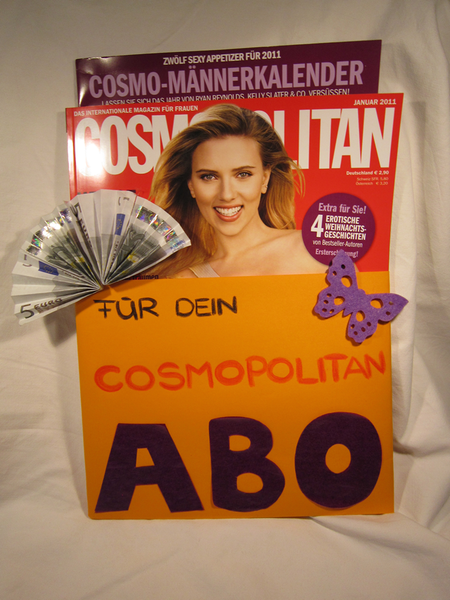 Zeitschriften ABO als Geldgeschenk